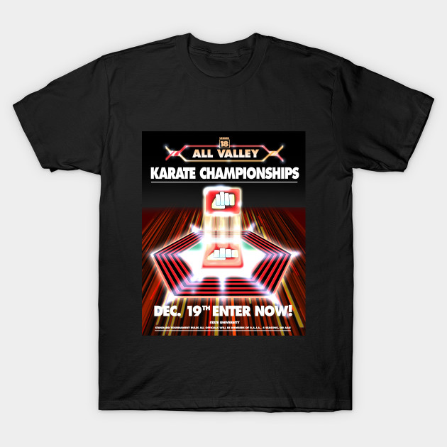 all valley karate championship t shirt