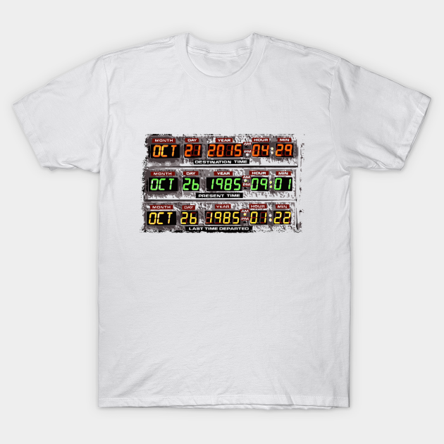 Back to the Future - Timetable - Back To The Future - T-Shirt