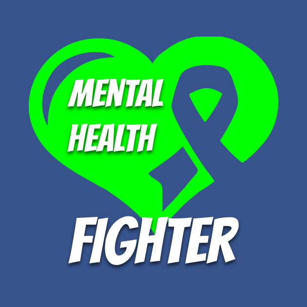 Discover Mental Health Fighter - Mental Health - T-Shirt