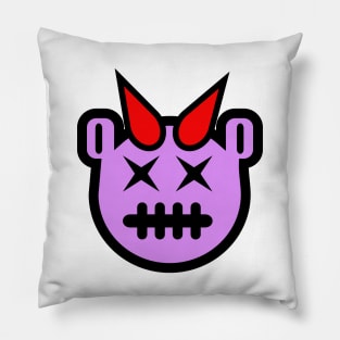 Cute devil bear Pillow