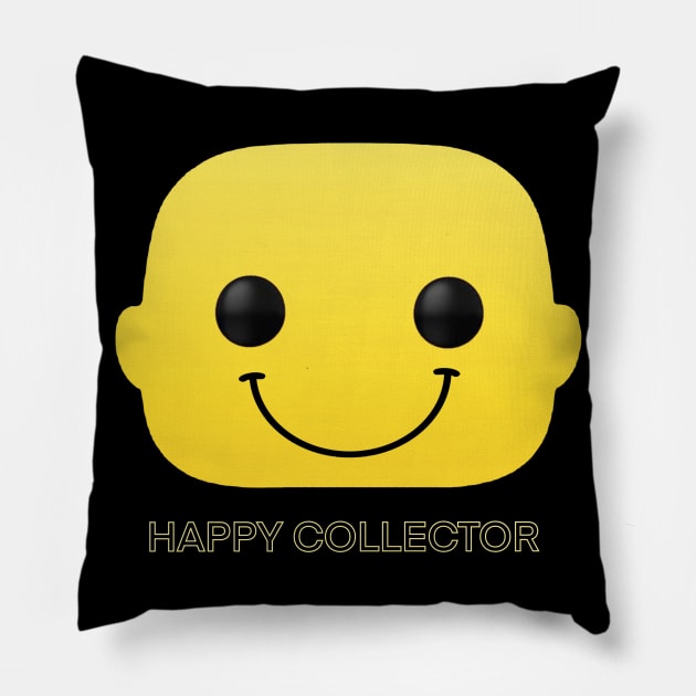 Happy Face Pop Collector Pillow by inshapeuniverse