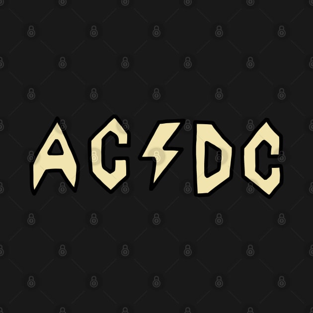 Butt-Head AC/DC - Cream by Botak Solid Art