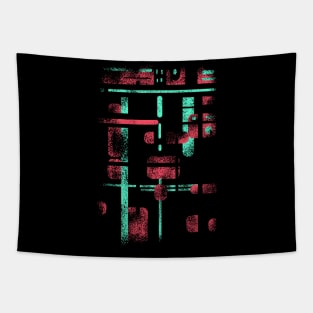 Jump´n Run - Arcade Game - Map Pattern Tapestry