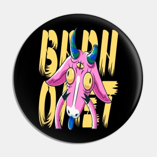 Satanic Cartoon Baphomet Pin