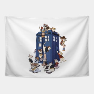 Doctor Cat 2 Tapestry