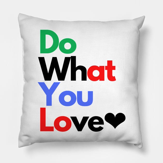 Doing my best, love, motivation Pillow by Lovelybrandingnprints