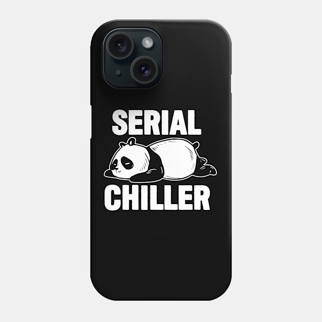 Panda - Panda Serial Chiller Phone Case by Kudostees