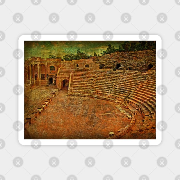 Roman Theather. Beit She'an, Israel. Magnet by vadim19