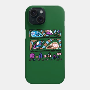 an owl pattern Phone Case