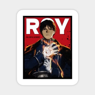 Roy Mustang Red Comic Magnet