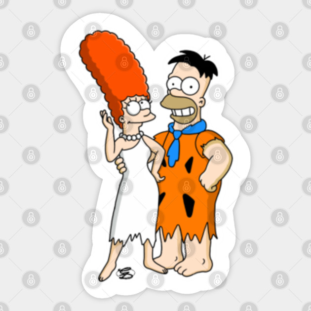 the simpsons meet the flintstones