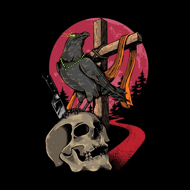 Crow Skull Bringer of Death by BakaOutfit