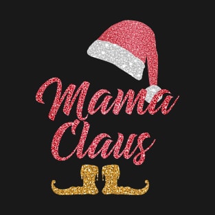 Funny Santa Mama Claus Merry Christmas Gifts for Men Women T-Shirt