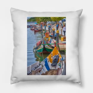 Aveiro - barges on the Canal Grande Pillow