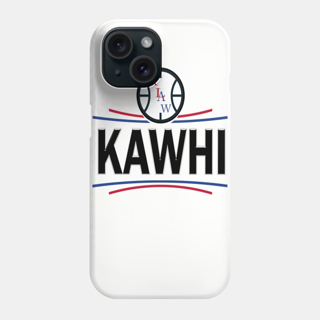 Kawhi Leonard Los Angeles Clippers Phone Case by IronLung Designs