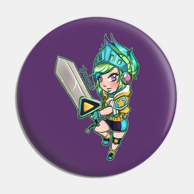 Arcade Riven Pin by MeikosArt