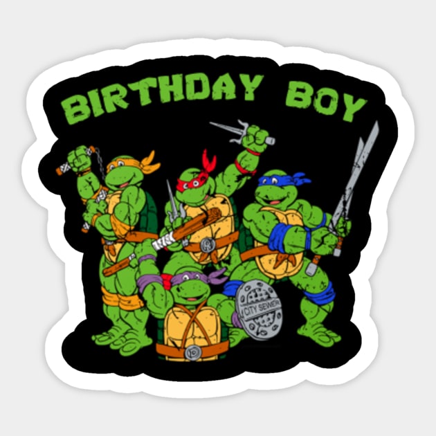 Ninja Turtle Birthday Shirt Youth