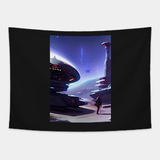 ALIEN ARRIVALS Tapestry