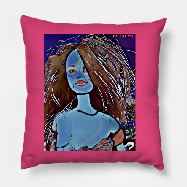 Who are you calling Barbie? Pillow by Lord Amleth