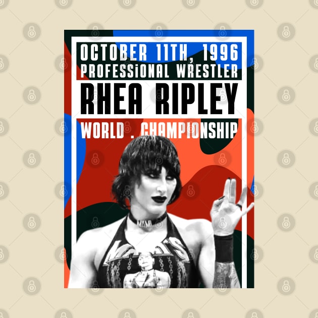 Rhea Ripley Champions by Grade Design