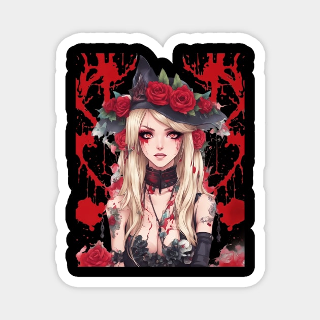 Girl with a mental illness Magnet by animegirlnft
