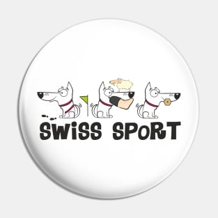 Swiss sport Pin