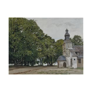 La Chapelle de Notre-Dame-de-Grace, Honfleur by Claude Monet T-Shirt