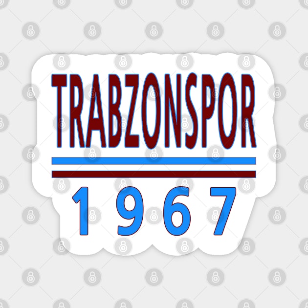 Trabzonspor 1967 Classic Magnet by Medo Creations