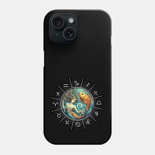 ZODIAC Pisces - Astrological PISCES - PISCES - ZODIAC sign - Van Gogh style - 11 Phone Case