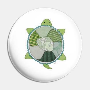 Key Lime Turtle Pin