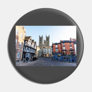 Lincoln Cathedral And Magna Carta From Castle Square Pin