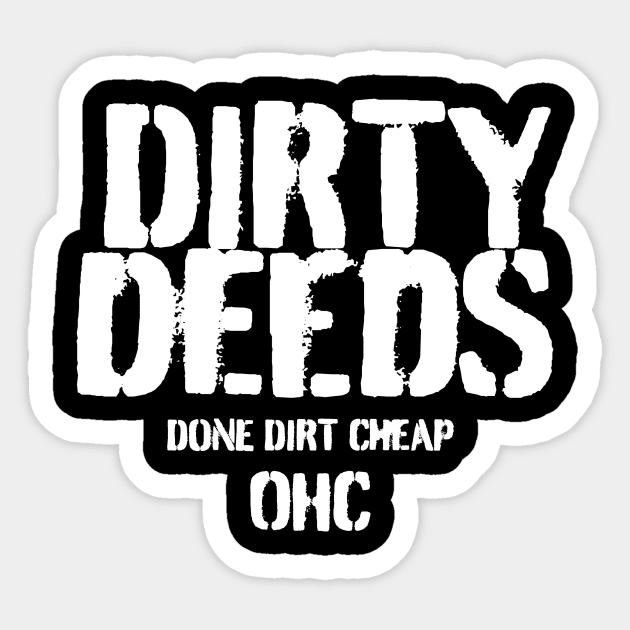 Dirty Deeds Done Dirt Cheap, Wiki