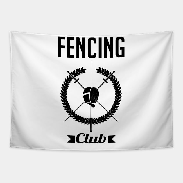 Fencing Club Tapestry by nektarinchen
