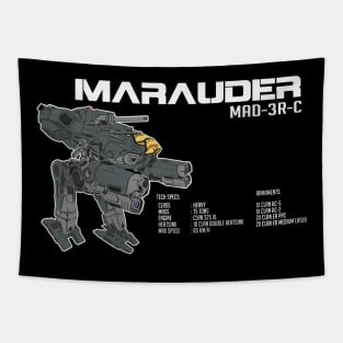 Marauder MAD-3R v1 (dark) Tapestry