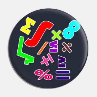 Mathematical formulas Pin