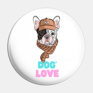 Love dog my family Pin