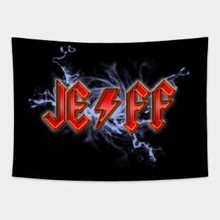 Hard Rock Jeff (Lightning ver) Tapestry