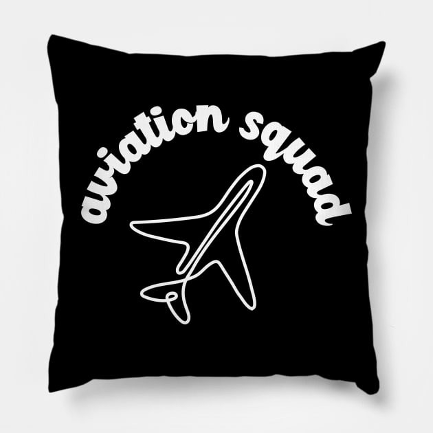 aviation squad Pillow by juinwonderland 41