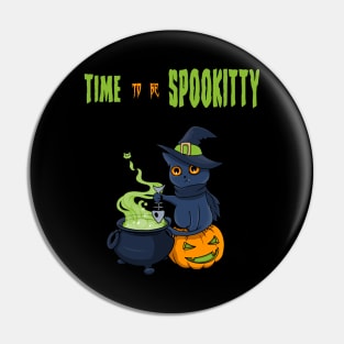 Time to be Spookitty Pin