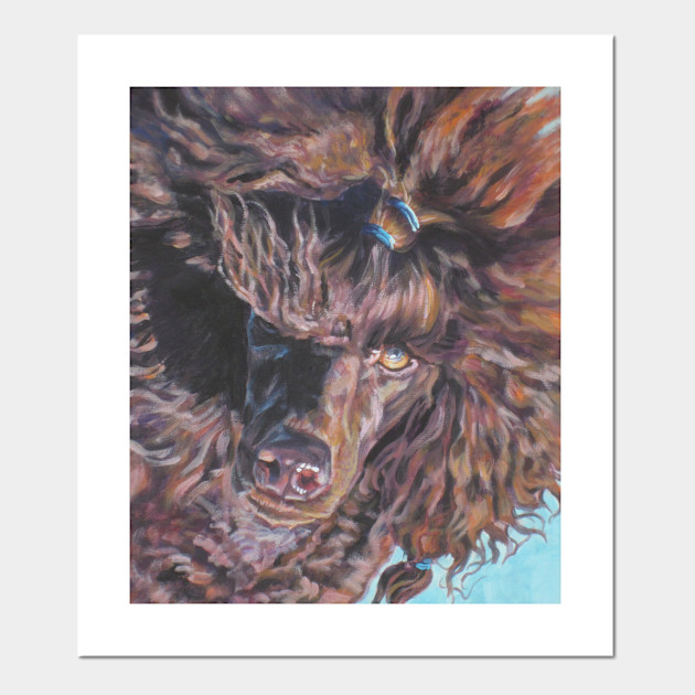 Poodle Fine Art Painting Poodle Posters And Art Prints Teepublic Uk