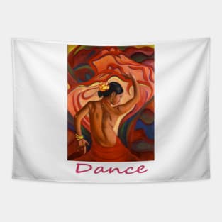 Tango dancer woman girl at carnaval Tapestry