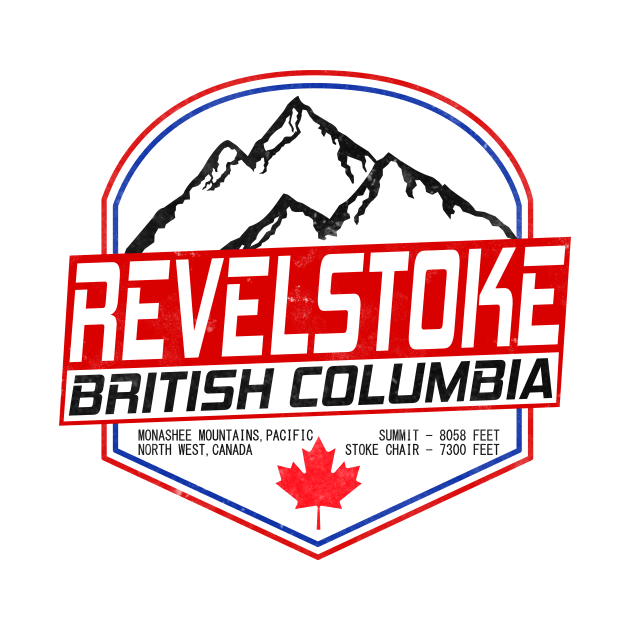 Retro Ski Revelstoke B.C Canada Skiing and Mountain Biking Paradise by ChrisWilson