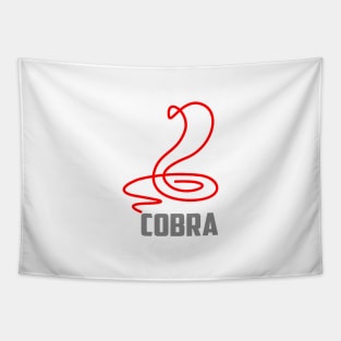 RED LINE COBRA Tapestry