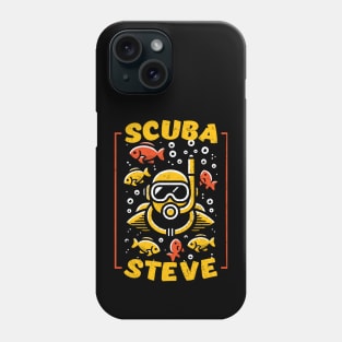Scuba Steve Diving Fan Art Phone Case