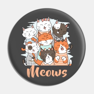 Cat cute Pin