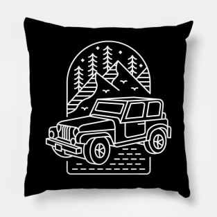 My Jeep My Adventure 3 Pillow