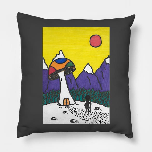 The Adventure Begins Pillow by GParry