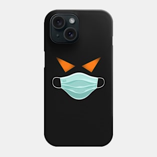 Funny Creative Halloween Pumpkin Medical Face Mask Costume Phone Case