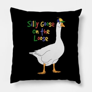 Silly Goose on the Loose Pillow