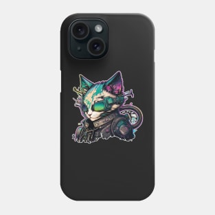 Cyber Kitty T-Shirt 2 Phone Case